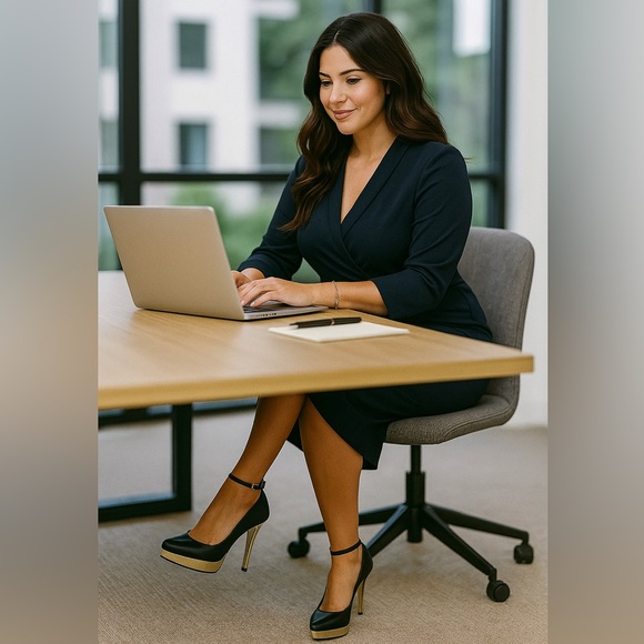 Brand New Michael Kors Xenia Platform Pumps Size 8M - Picture 3 of 16